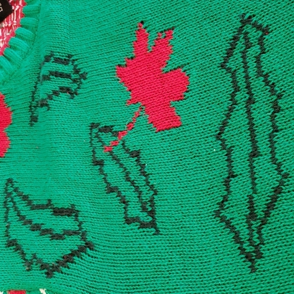 Blizzard Bay Mens Timmy the T-Rex in an Argyle Vest Ugly Christmas Sweater SZ L - Picture 4 of 8